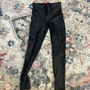 Spanx leather leggings